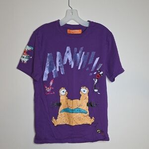 Nickelodeon Ahhh!! REAL MONSTERS Purple Graphic Tee NWOT